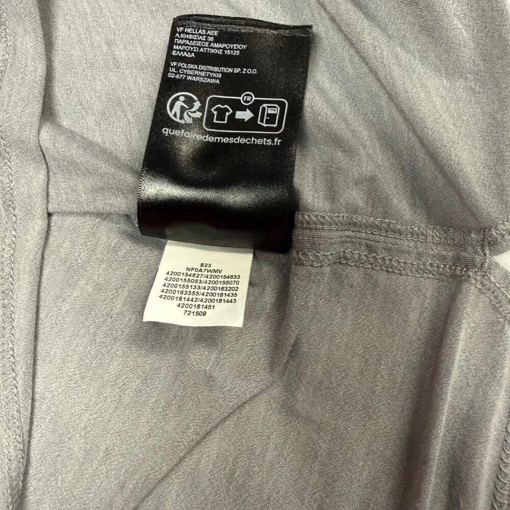 The North Face Wander Slitback Tee Women’s Medium Gray Keyhole EUC - Picture 9 of 13